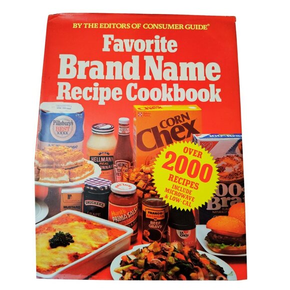 FAVORITE BRAND RECIPE COOKBOOK  OVER 2000 RECIPES - Picture 1 of 4